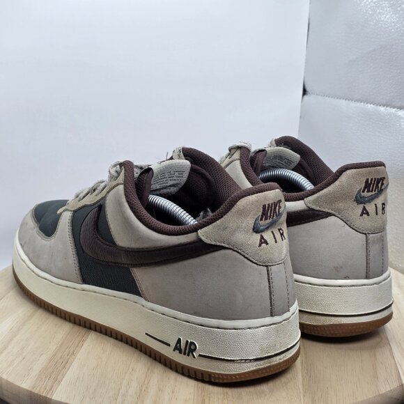 Nike Air Force 1 Low FQ8823-236 Cream Vintage Green Size 12 Men’s Retro Shoes - Picture 7 of 14